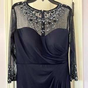 Alex Evenings A-line Sweetheart Neck Gown